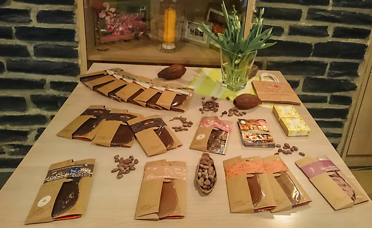 handgeschöpfte Schokoladen der Goldhelm Schokoladen-Manufaktur